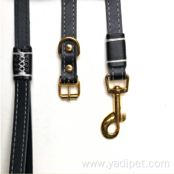 pet dog accessories rivet pet Eco-friendly PU leather